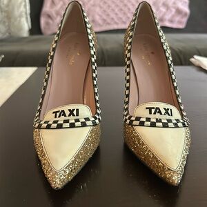 Kate Spade Glitter Lexie/Taxi Heels, 8.5